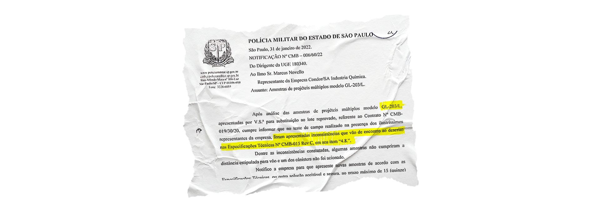 Após testes, a Polícia de São Paulo verificou "inconsistências" nas armas da Condor | Foto José Dacau