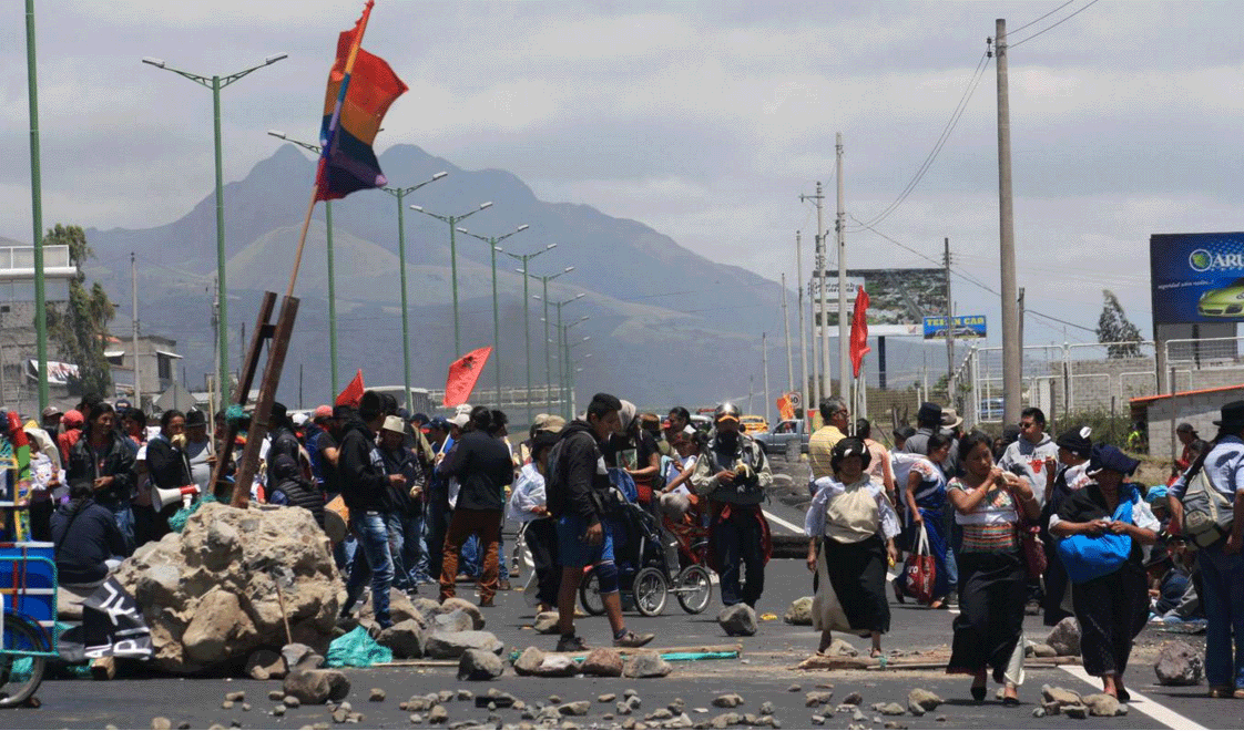 En agosto de 2015 hubo manifestaciones sociales en Ecuador, que dejaron 47 personas presas.